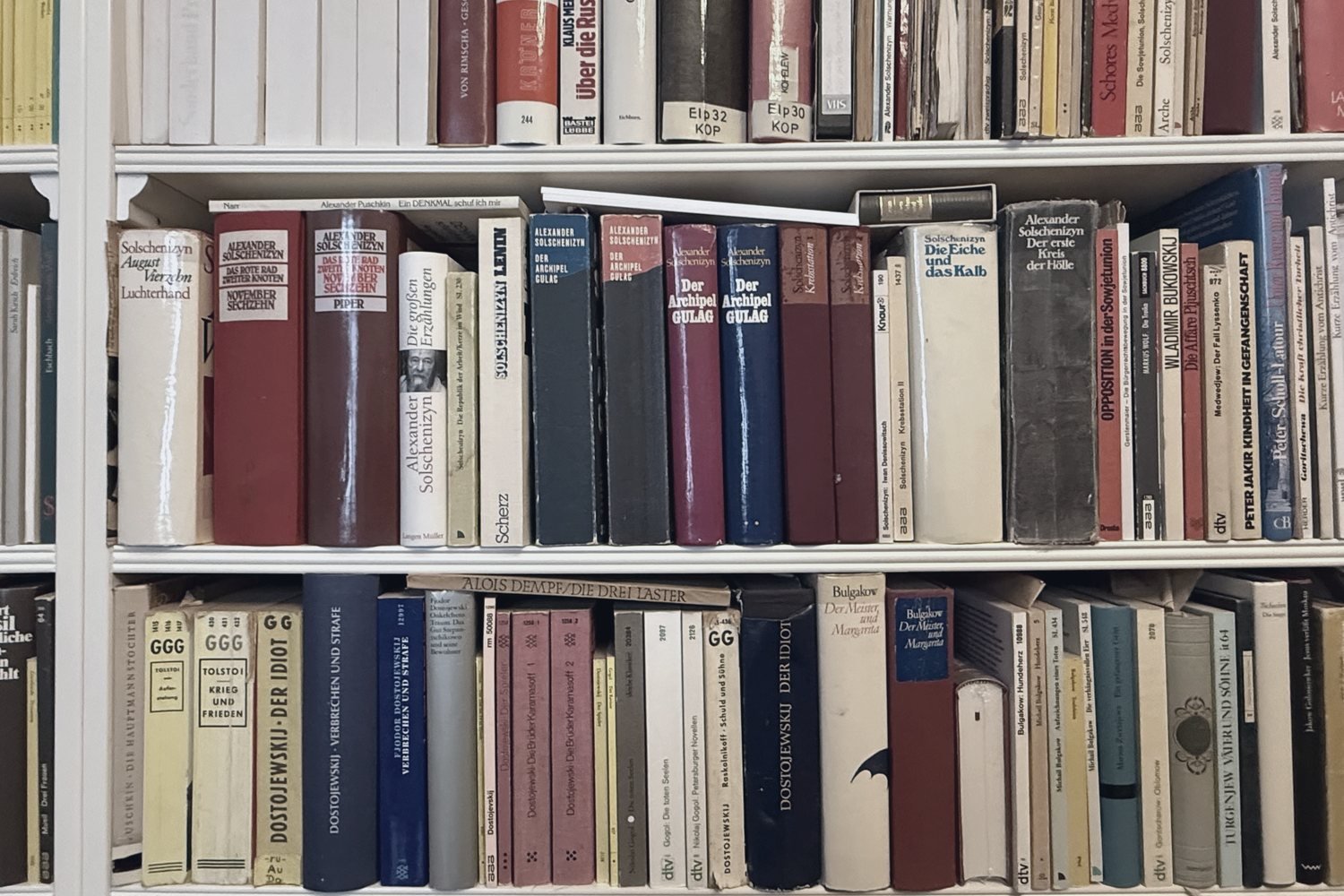 Shelves of German books, Berlin