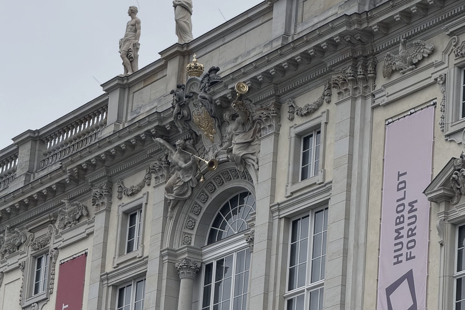 Baroque facade of the Humboldt Forum, Berlin