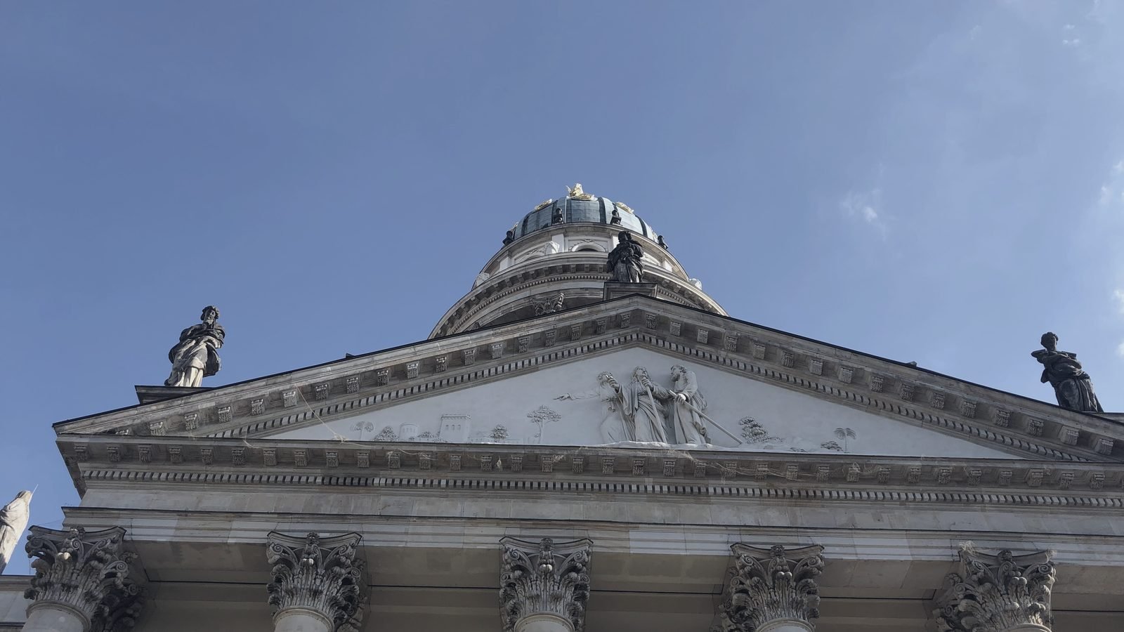 Dome and pediment on Gendarmenmarkt, Berlin